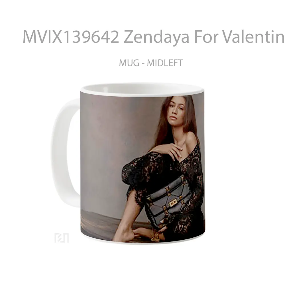Mug Zendaya For Valentino 2020 Gelas Selebriti - All-side / Desain