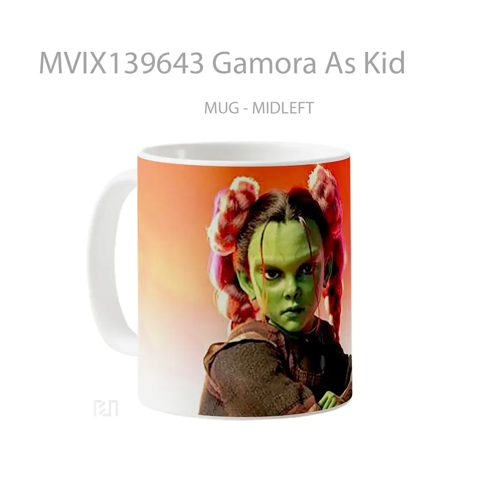 Mug Gamora As Kid Gelas Keramik Unik - All-side / Desain