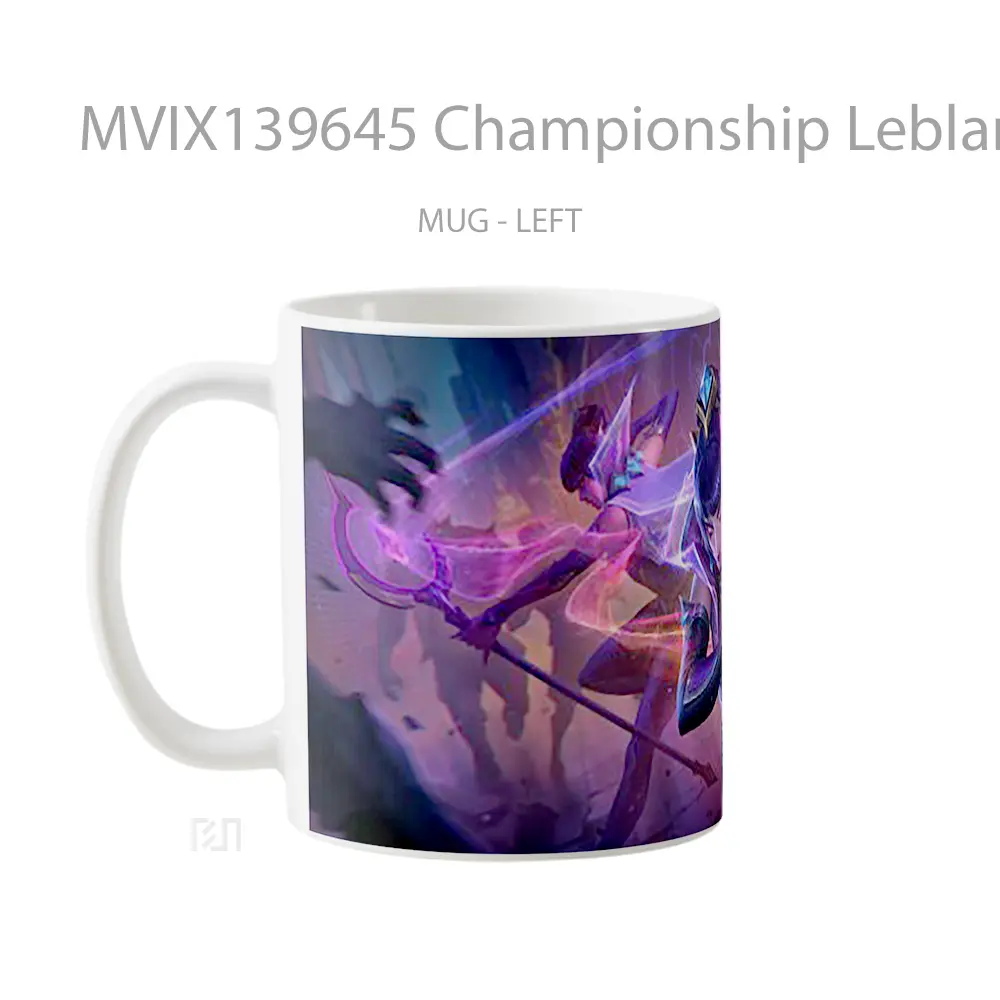 Mug Championship Leblanc League Of Legends Cangkir Gamer - All-side / Desain