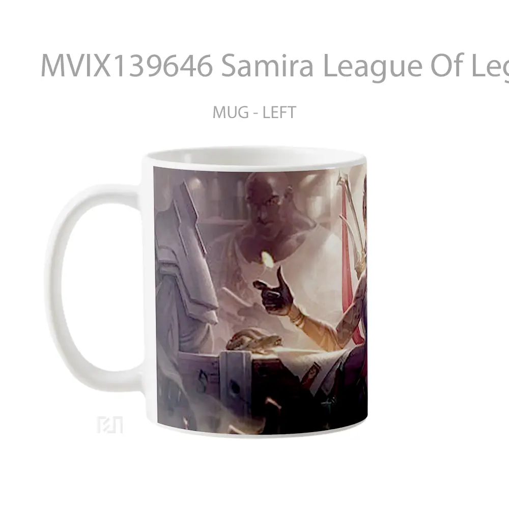 Mug Samira League Of Legends Cangkir Gamer - All-side / Desain