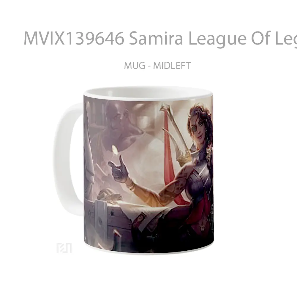 Mug Samira League Of Legends Cangkir Gamer - All-side / Desain