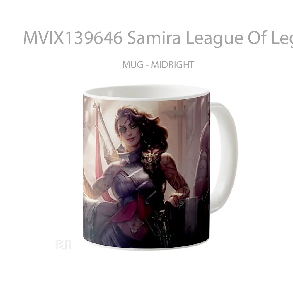Mug Samira League Of Legends Cangkir Gamer - All-side / Desain