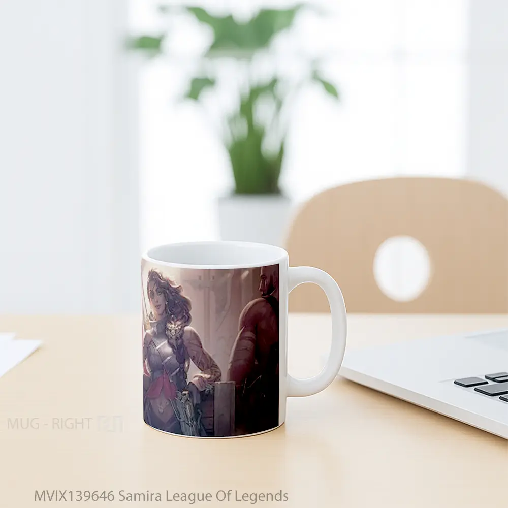 Mug Samira League Of Legends Cangkir Gamer - All-side / Desain