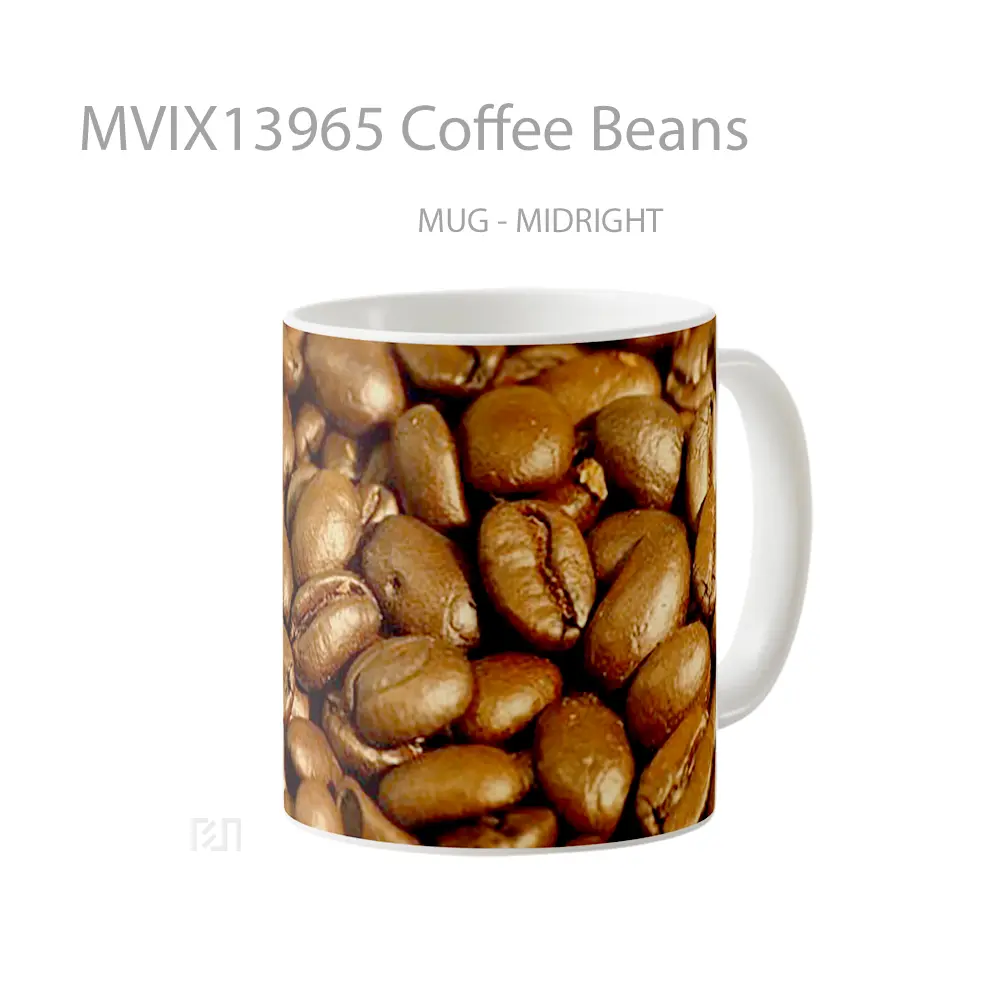 Mug Coffee Beans Cangkir Kopi - All-side / Desain