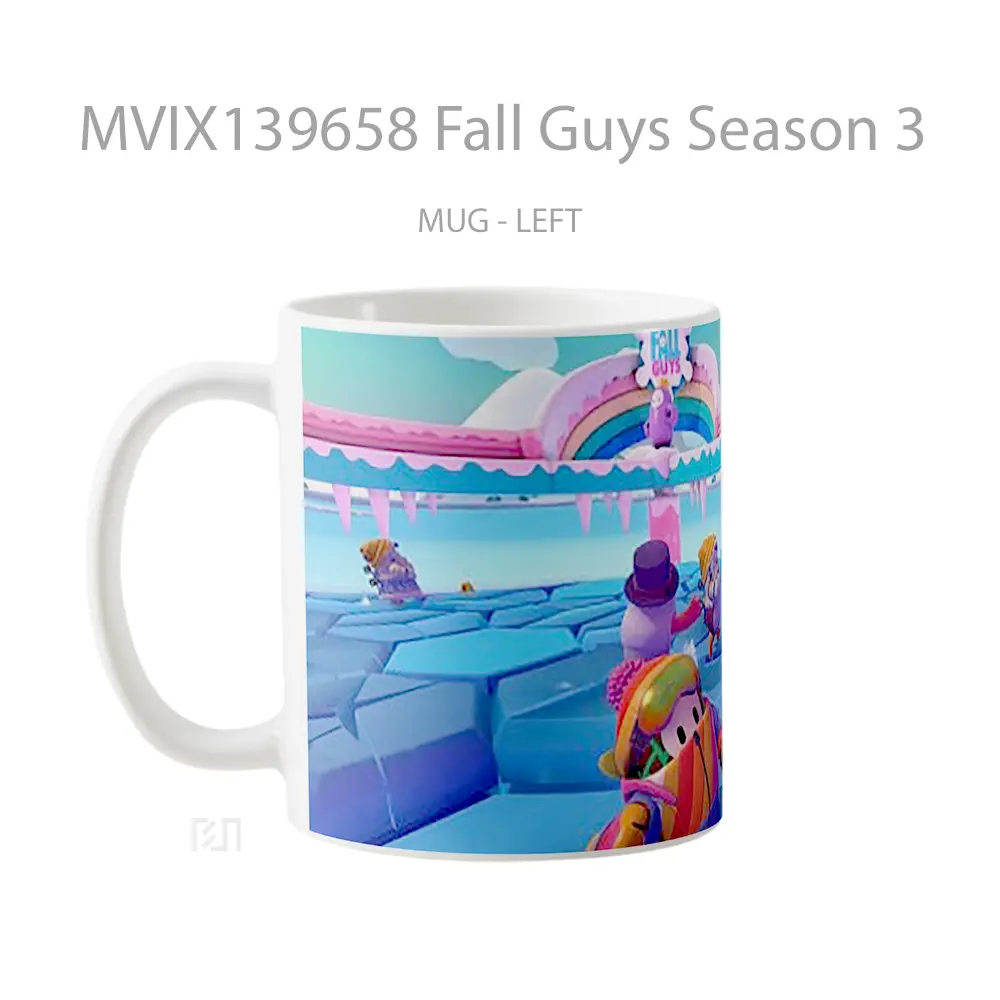 Mug Fall Guys Season 3 Gelas Keramik Unik - All-side / Desain
