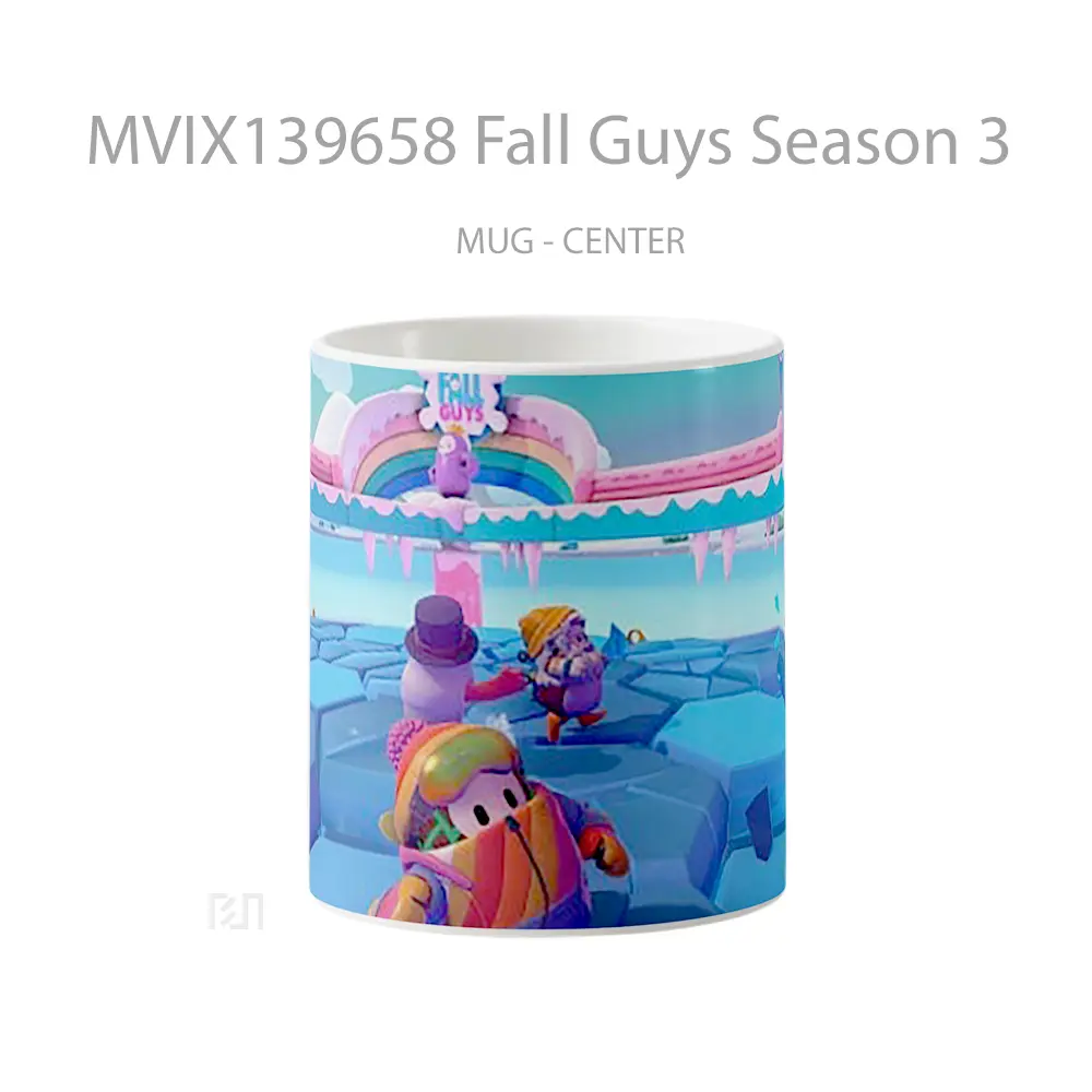 Mug Fall Guys Season 3 Gelas Keramik Unik