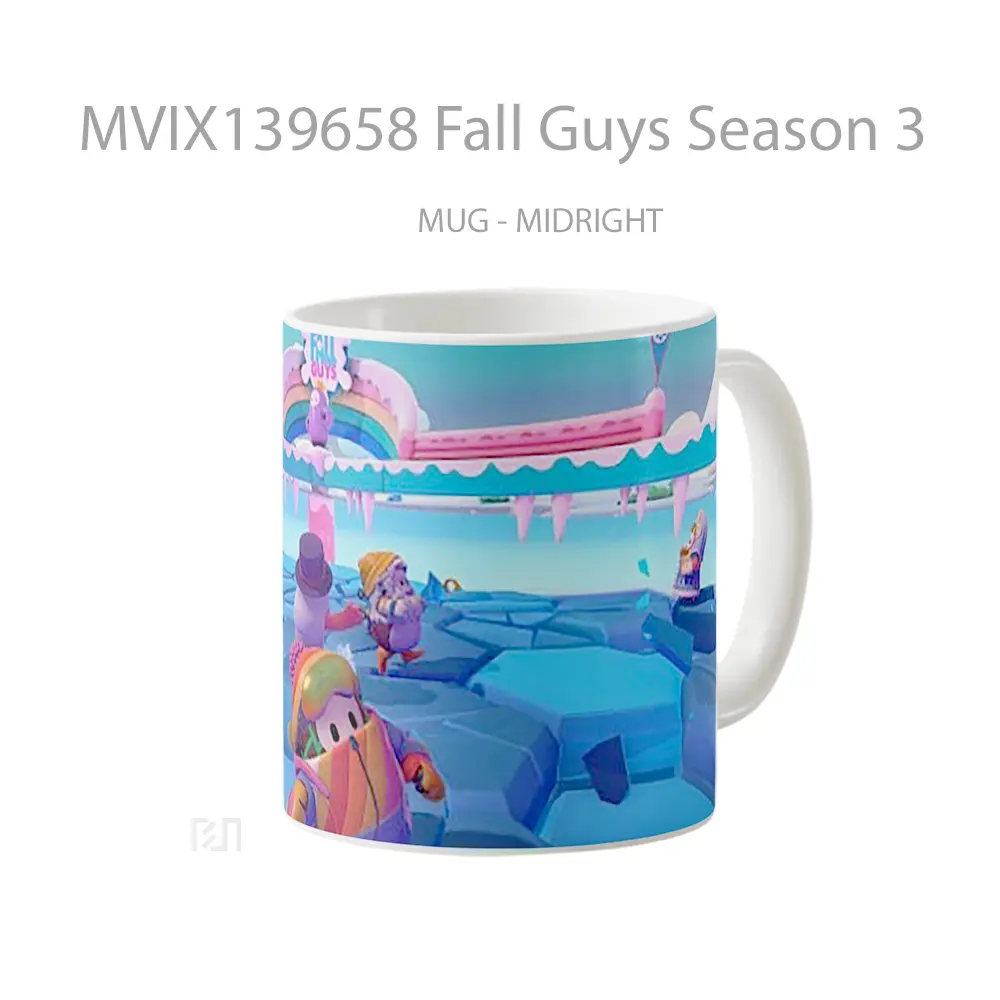 Mug Fall Guys Season 3 Gelas Keramik Unik - All-side / Desain