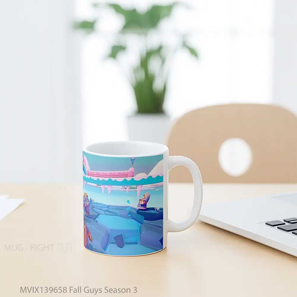 Mug Fall Guys Season 3 Gelas Keramik Unik - All-side / Desain