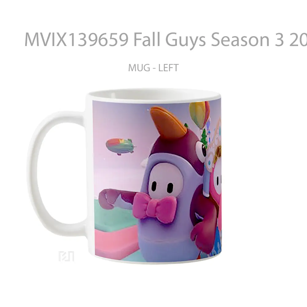 Mug Fall Guys Season 3 2020 Gelas Keramik Unik - All-side / Desain