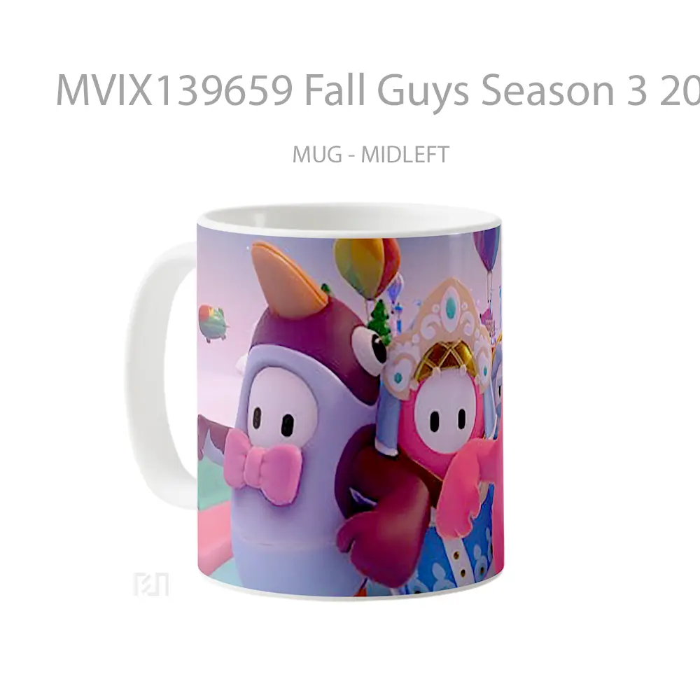 Mug Fall Guys Season 3 2020 Gelas Keramik Unik - All-side / Desain