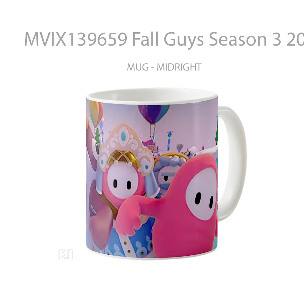 Mug Fall Guys Season 3 2020 Gelas Keramik Unik - All-side / Desain