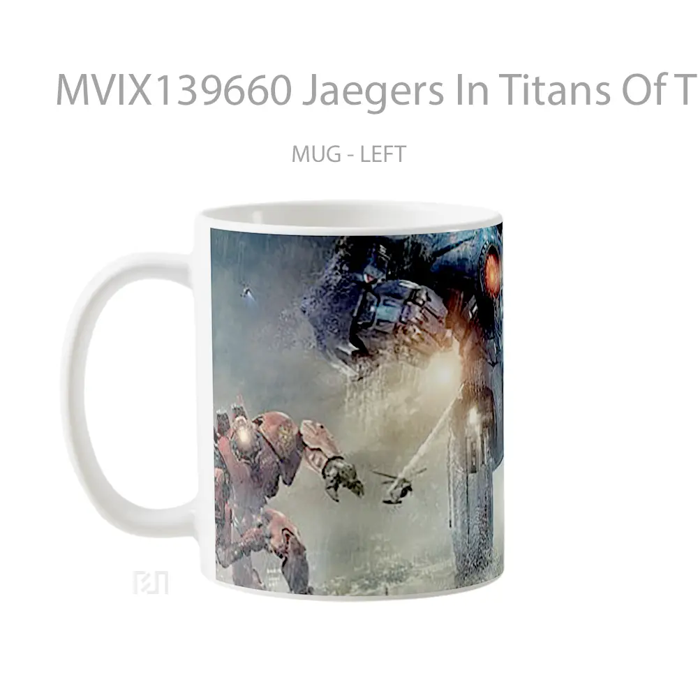 Mug Jaegers In Titans Of The Pacific Gelas Keramik Unik - All-side / Desain