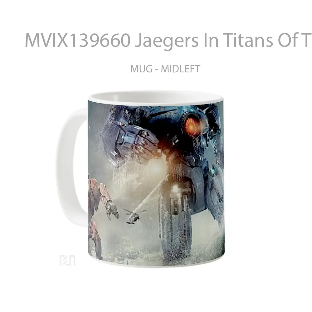 Mug Jaegers In Titans Of The Pacific Gelas Keramik Unik - All-side / Desain