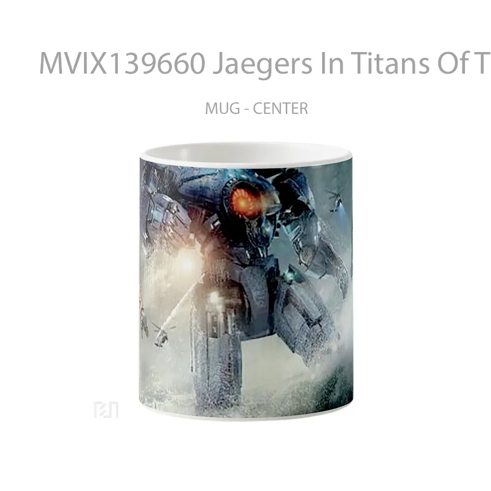Mug Jaegers In Titans Of The Pacific Gelas Keramik Unik