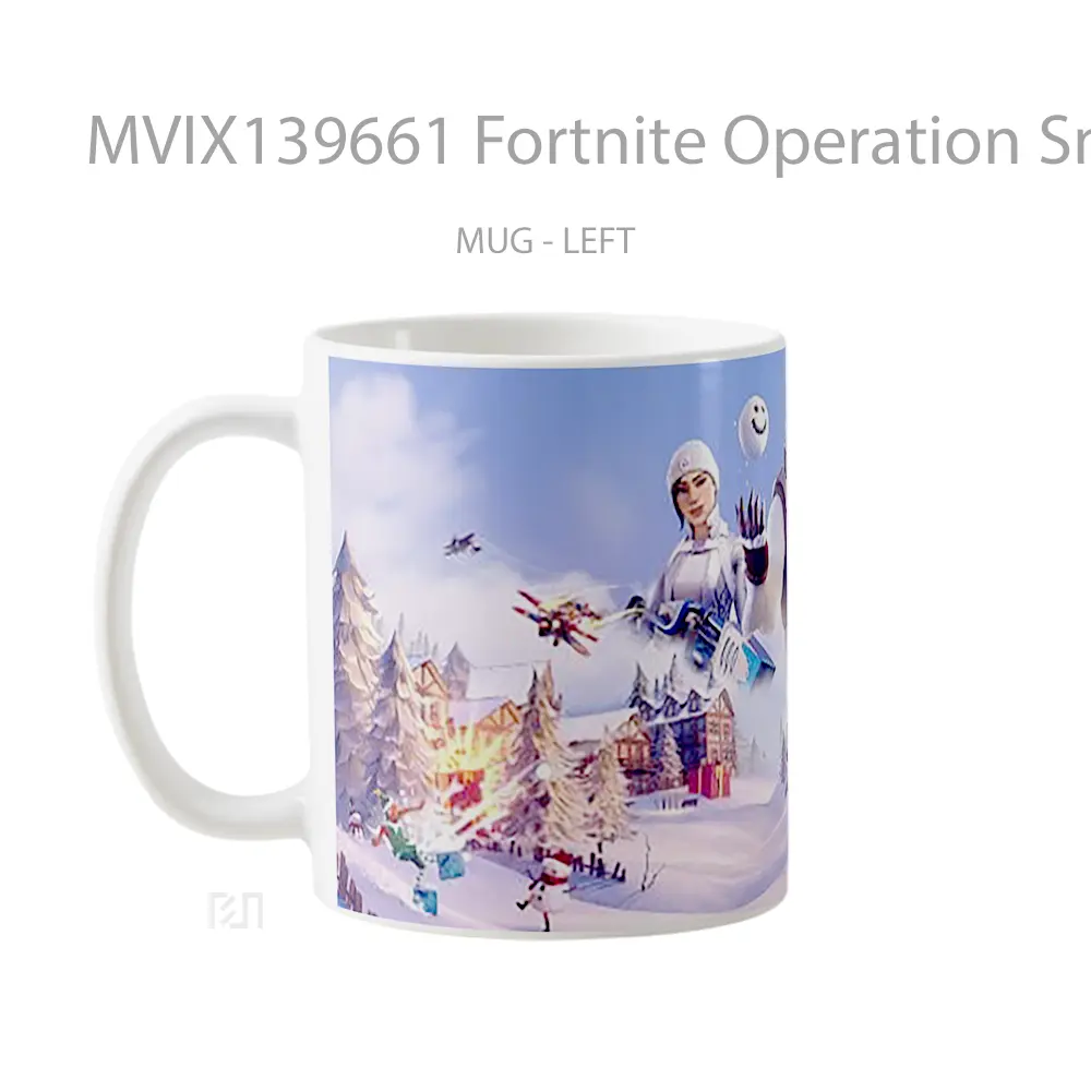 Mug Fortnite Operation Snowdown Cangkir Gamer - All-side / Desain