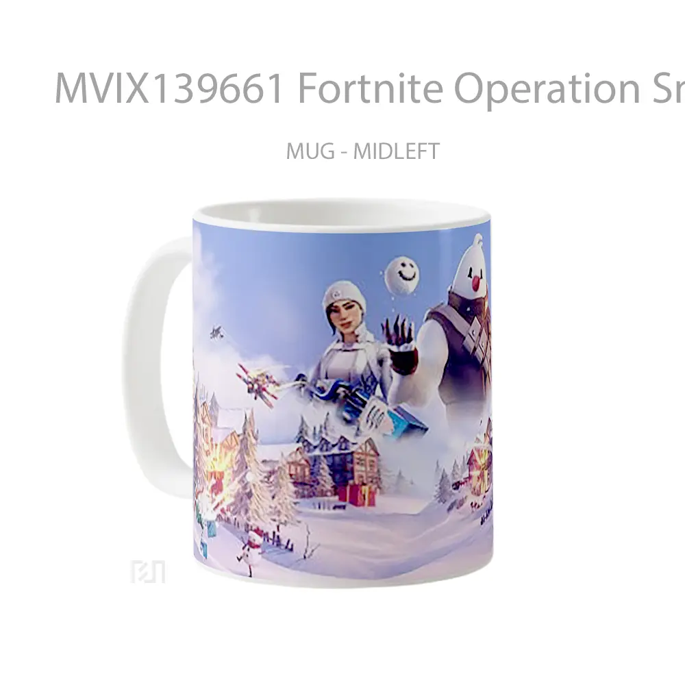 Mug Fortnite Operation Snowdown Cangkir Gamer - All-side / Desain