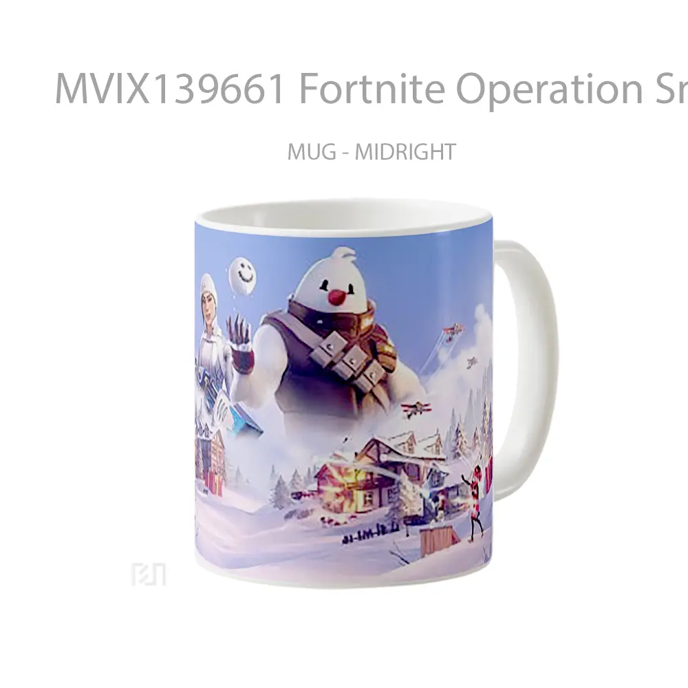 Mug Fortnite Operation Snowdown Cangkir Gamer - All-side / Desain