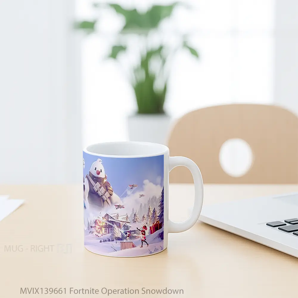Mug Fortnite Operation Snowdown Cangkir Gamer - All-side / Desain