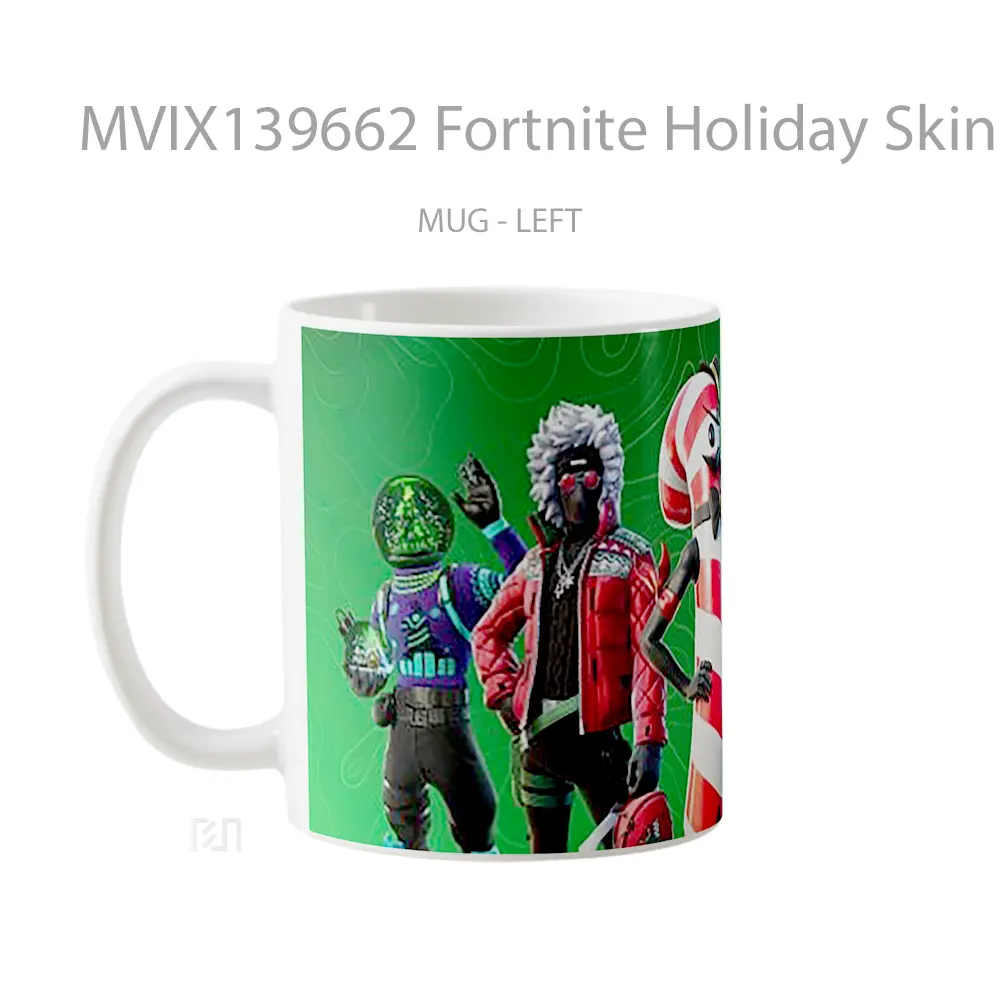 Mug Fortnite Holiday Skins Cangkir Gamer - All-side / Desain