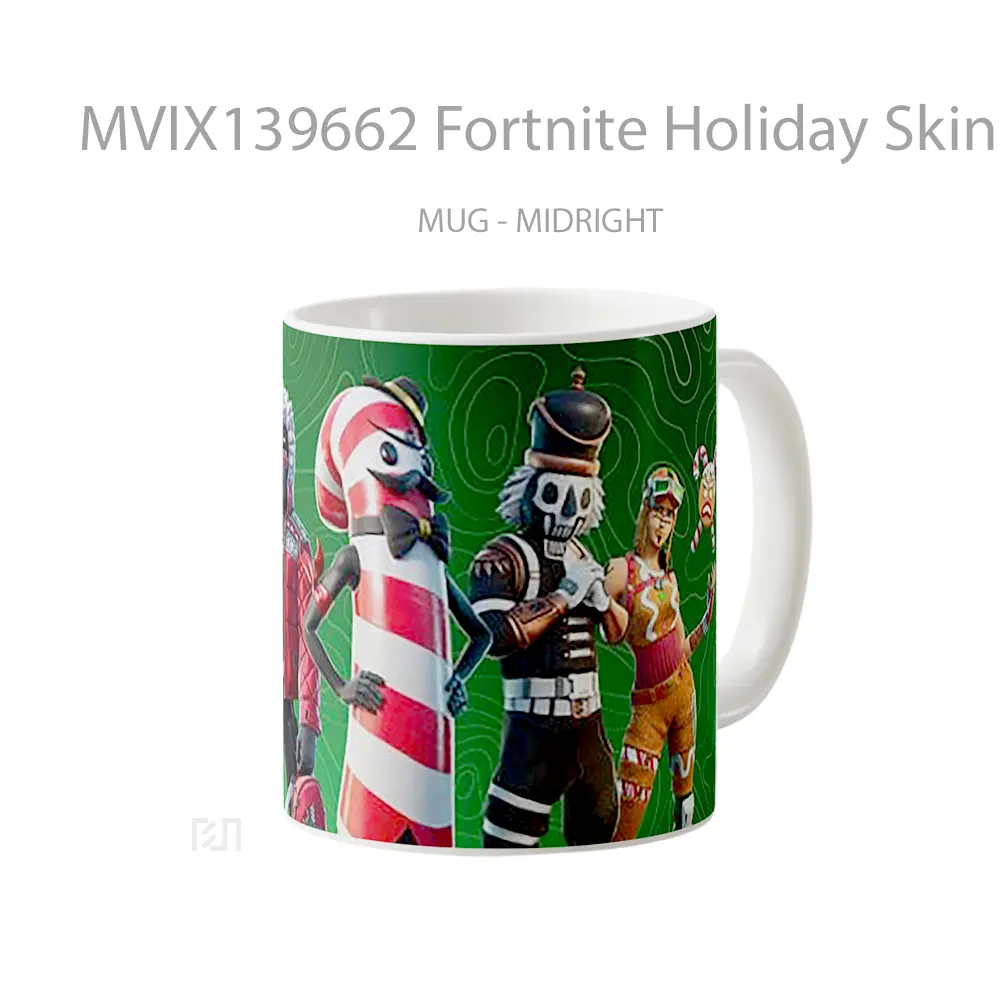 Mug Fortnite Holiday Skins Cangkir Gamer - All-side / Desain