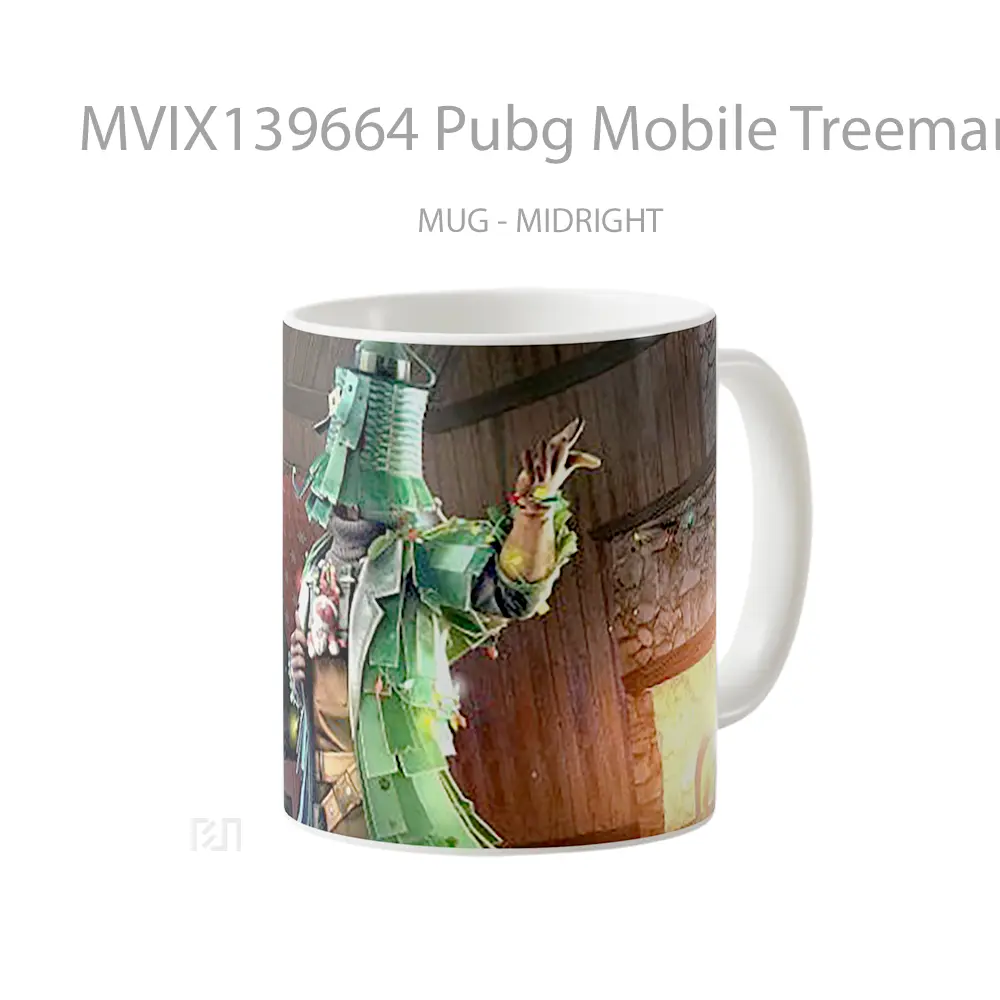 Mug Pubg Mobile Treeman Cangkir Gamer - All-side / Desain