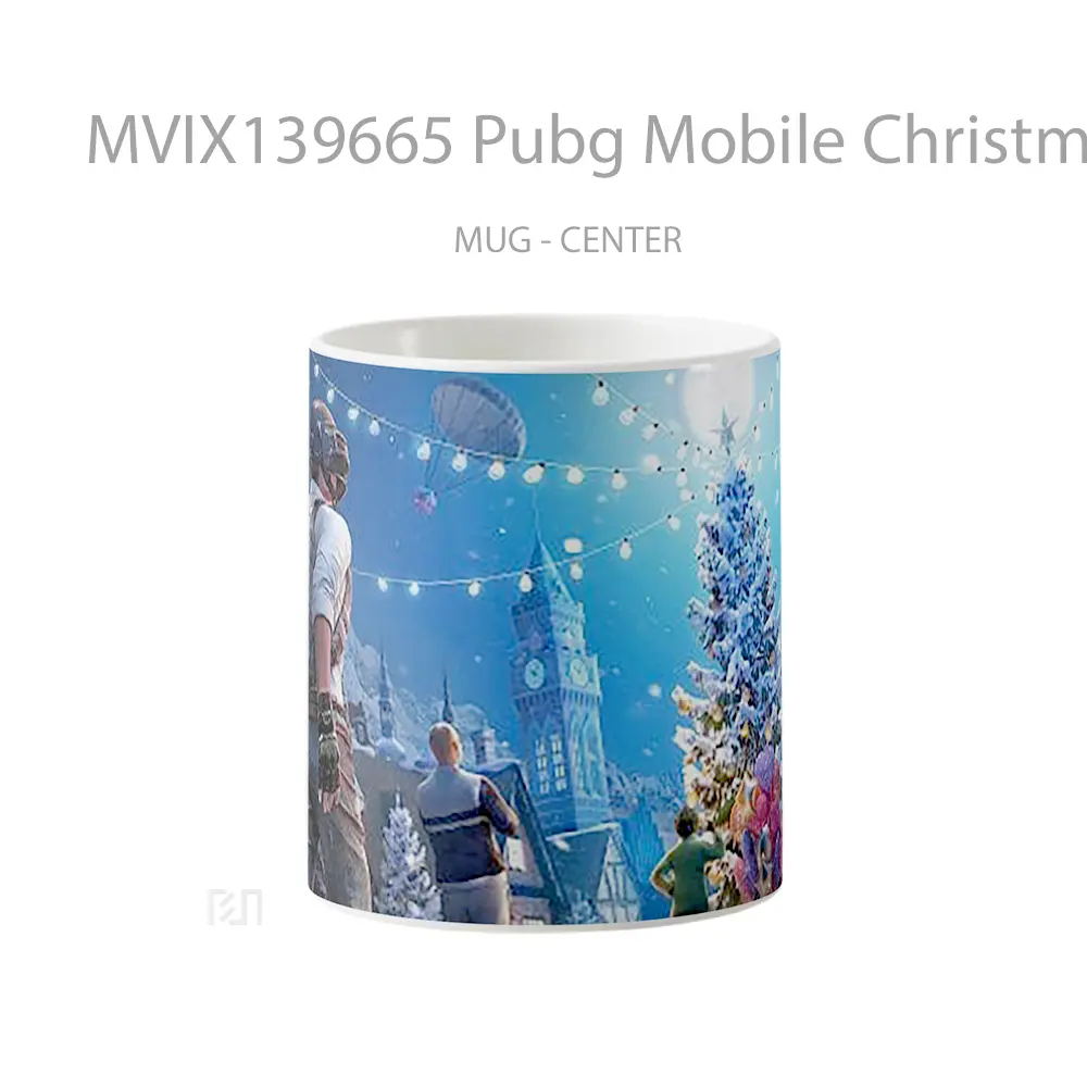 Mug Pubg Mobile Christmas Cangkir Gamer