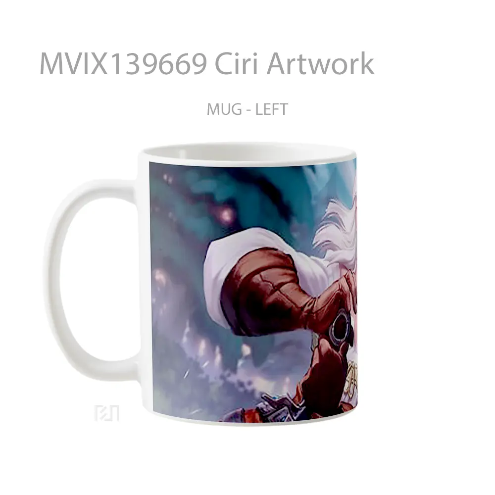 Mug Ciri Artwork Gelas Seni Modern - All-side / Desain