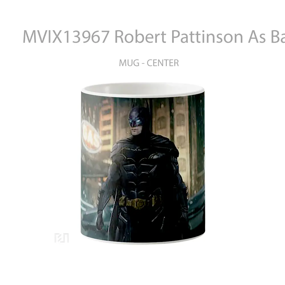 Mug Robert Pattinson As Batman V1 Gelas Superhero