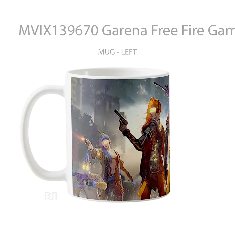 Mug Garena Free Fire Game Cangkir Gamer - All-side / Desain