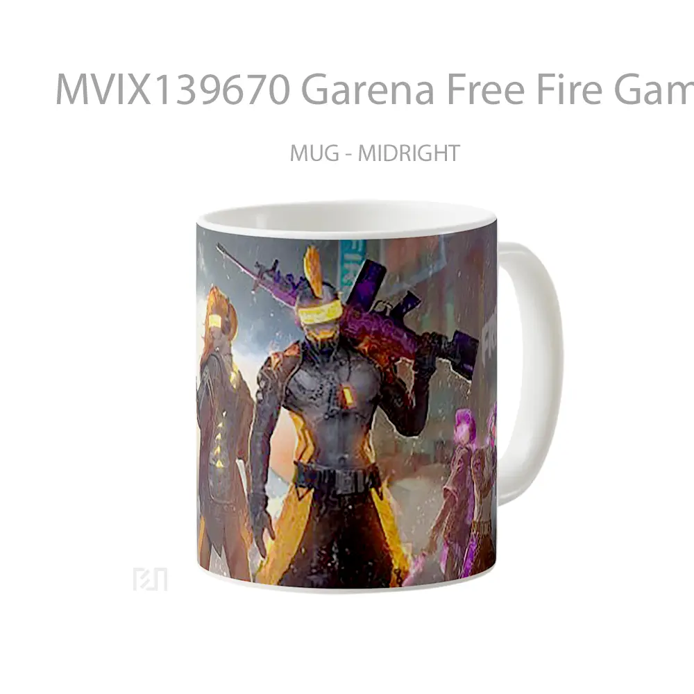 Mug Garena Free Fire Game Cangkir Gamer - All-side / Desain