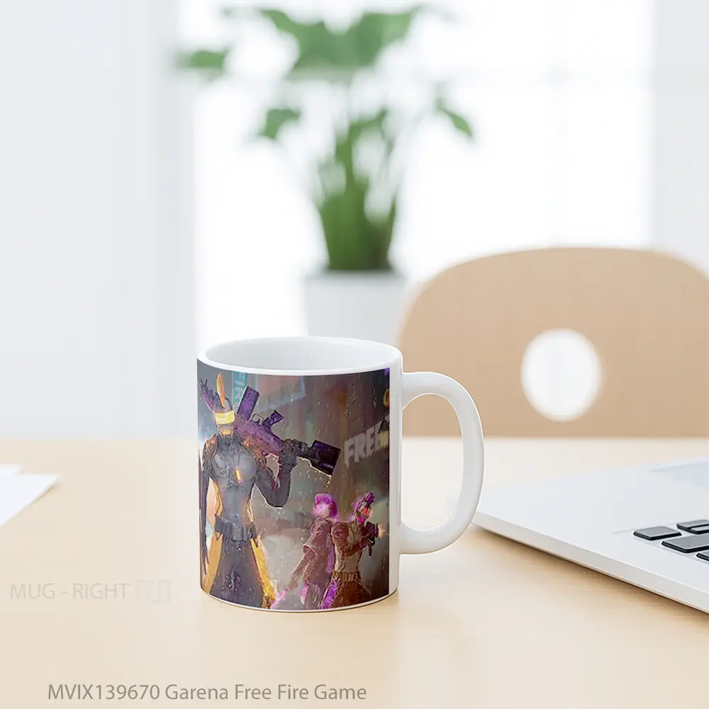 Mug Garena Free Fire Game Cangkir Gamer - All-side / Desain