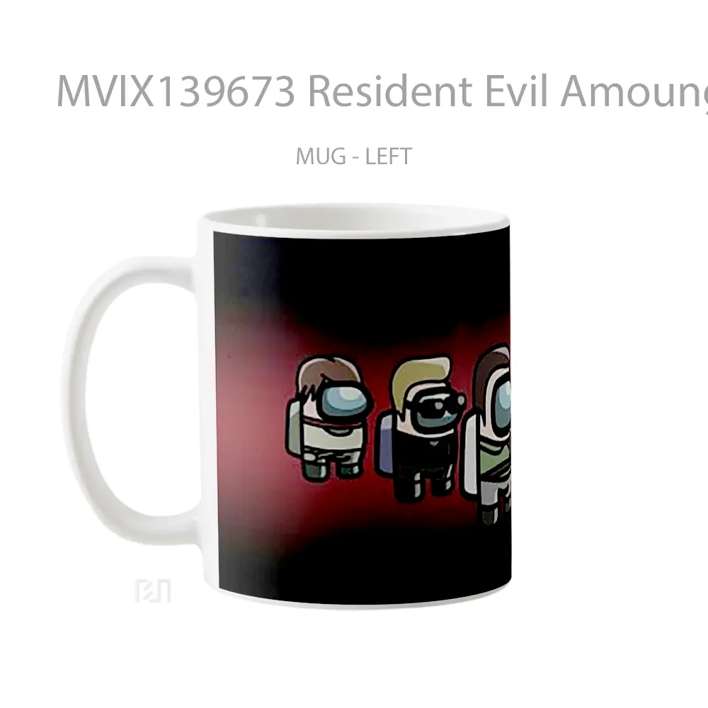 Mug Resident Evil Amoung Us Style Cangkir Gamer - All-side / Desain