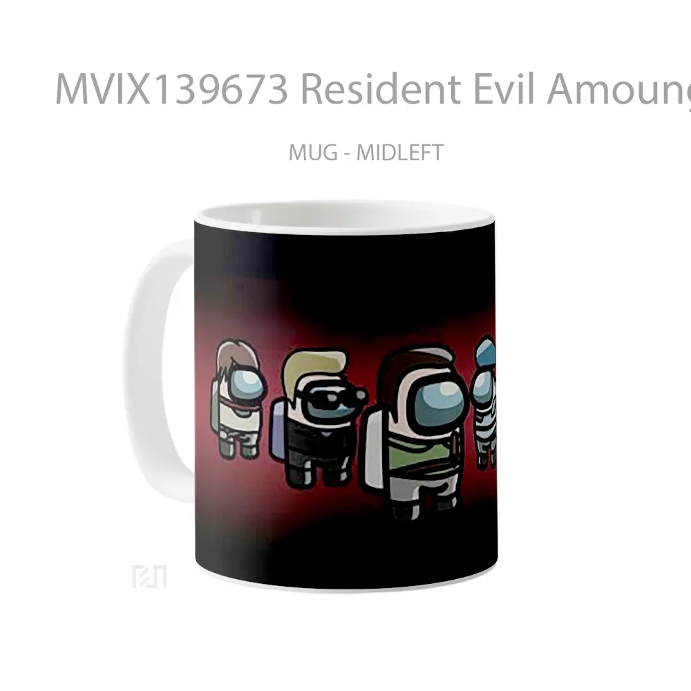 Mug Resident Evil Amoung Us Style Cangkir Gamer - All-side / Desain