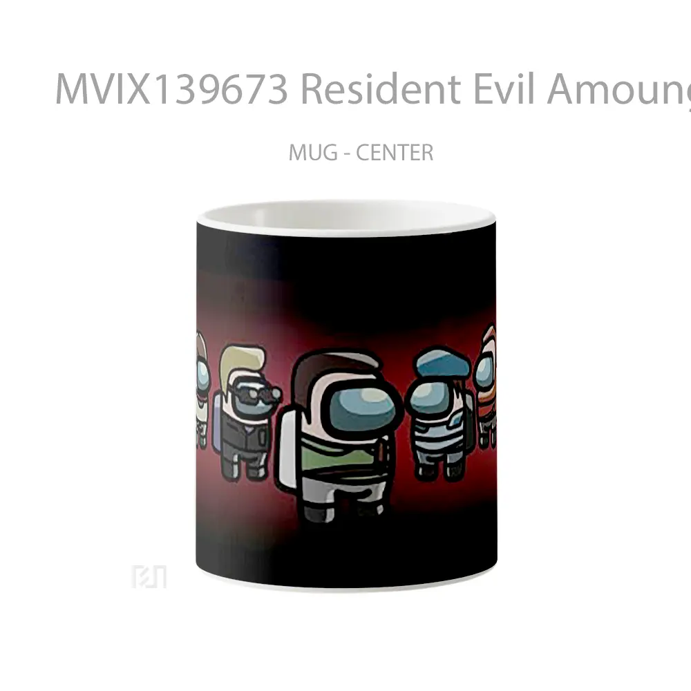 Mug Resident Evil Amoung Us Style Cangkir Gamer