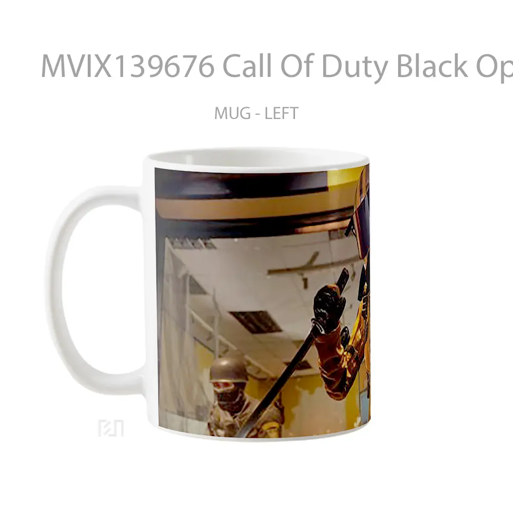 Mug Call Of Duty Black Ops Cold War Cangkir Gamer - All-side / Desain