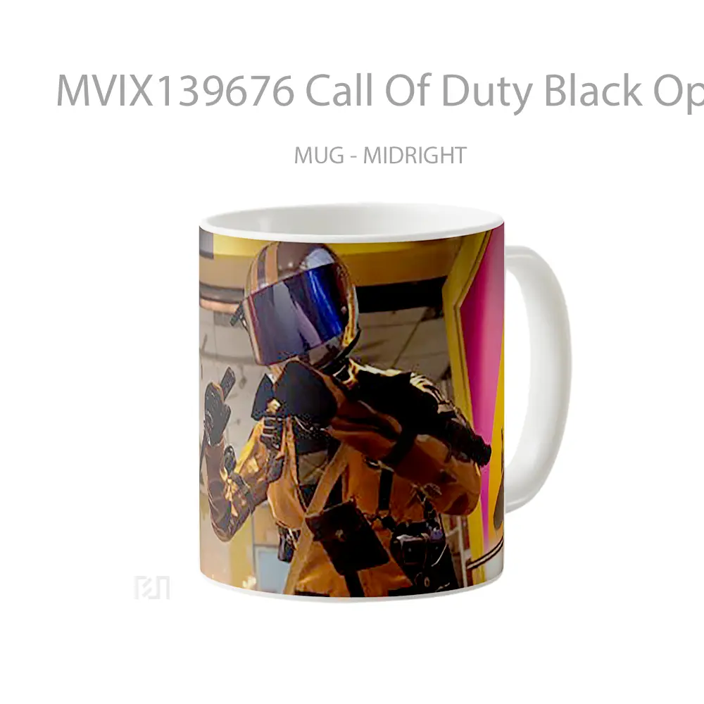 Mug Call Of Duty Black Ops Cold War Cangkir Gamer - All-side / Desain