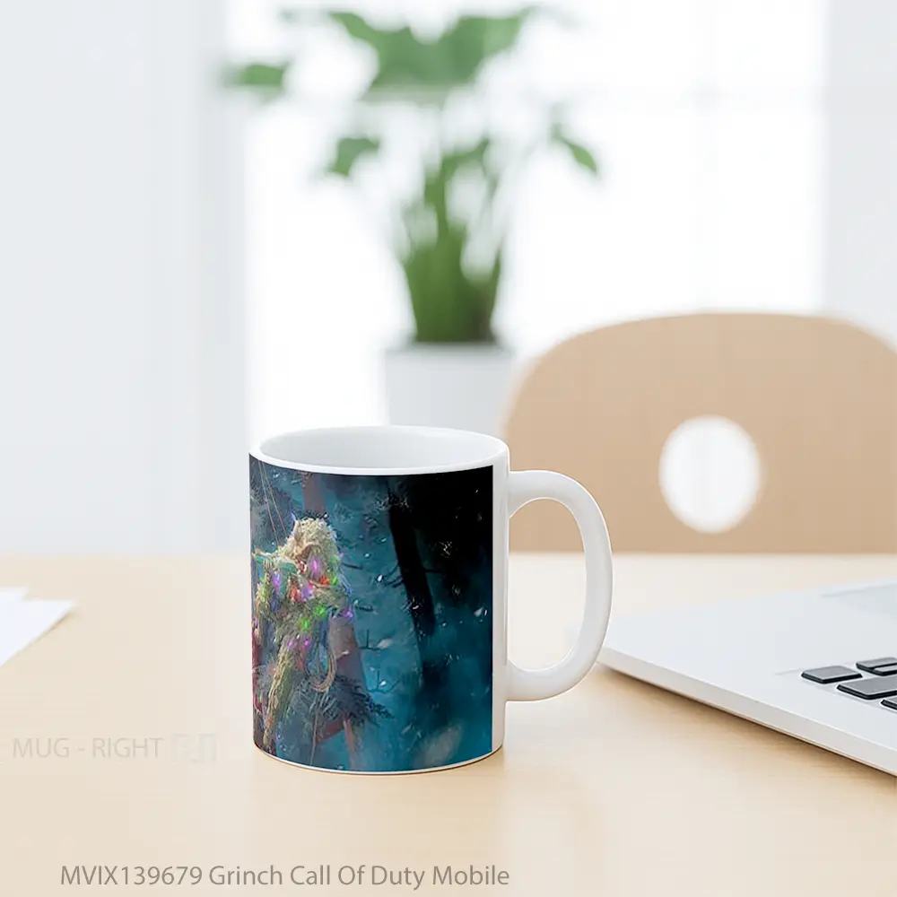 Mug Grinch Call Of Duty Mobile Cangkir Gamer - All-side / Desain