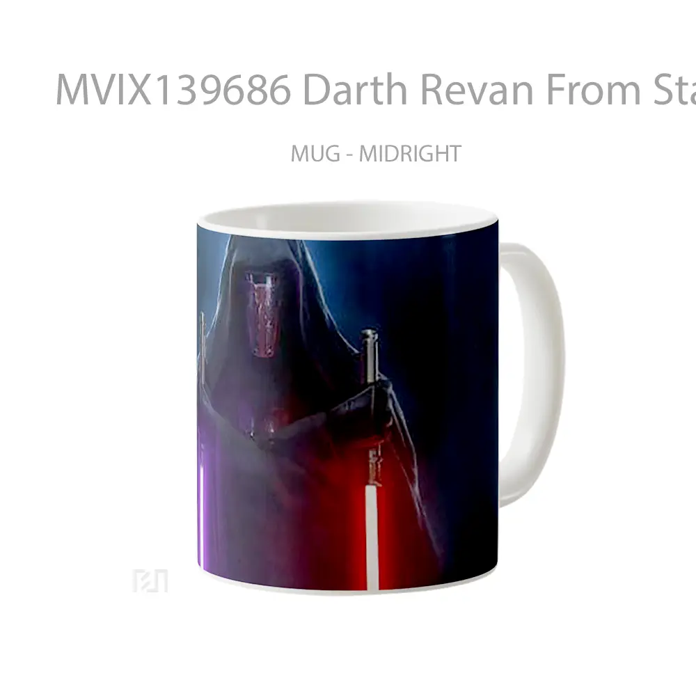 Mug Darth Revan From Star Wars Gelas Star Wars - All-side / Desain