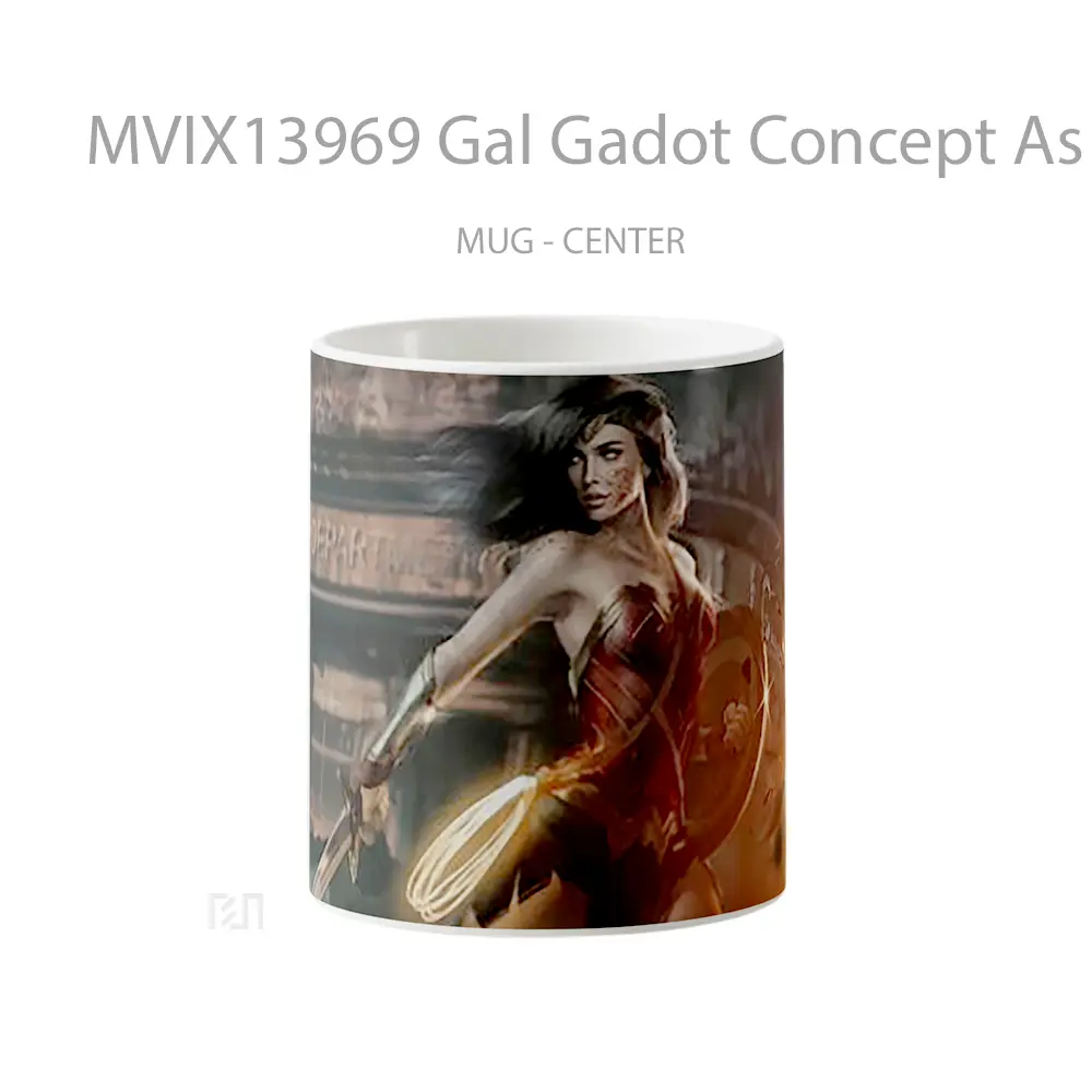 Mug Gal Gadot Concept As Wonder Woman Gelas Superhero