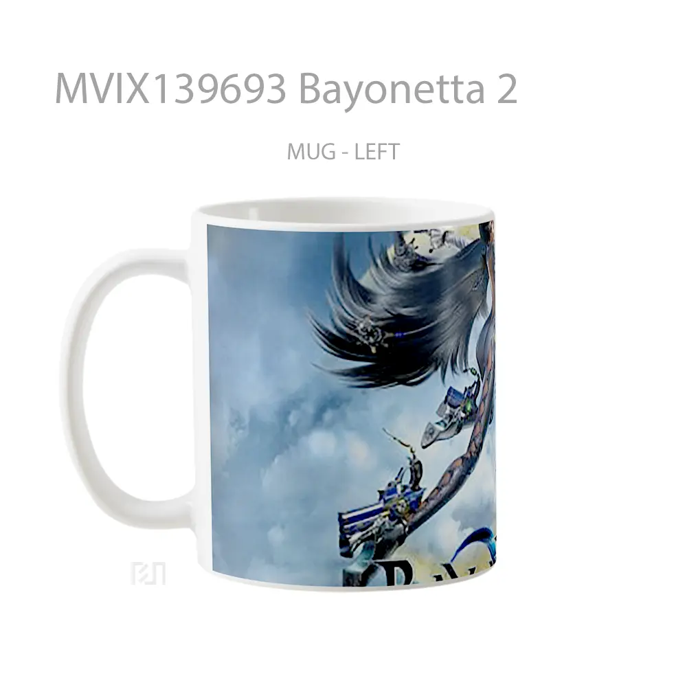 Mug Bayonetta 2 Gelas Keramik Unik - All-side / Desain