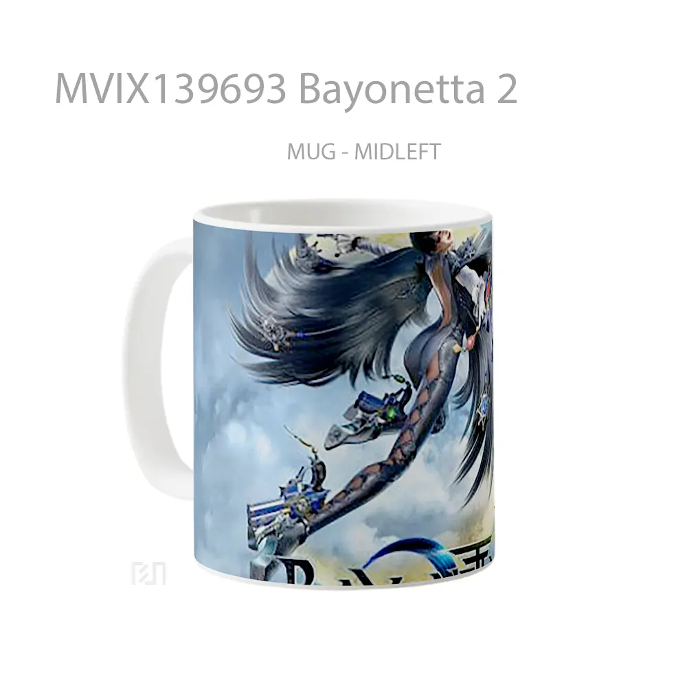 Mug Bayonetta 2 Gelas Keramik Unik - All-side / Desain