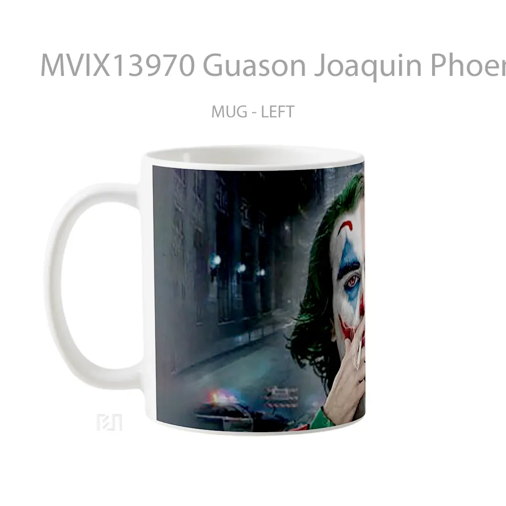 Mug Guason Joaquin Phoenix Smoking Gelas Fantasi - All-side / Desain
