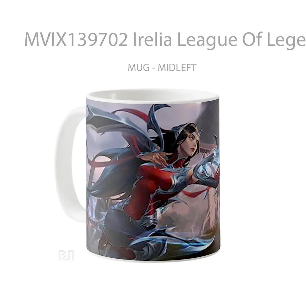 Mug Irelia League Of Legends V2 Cangkir Gamer - All-side / Desain