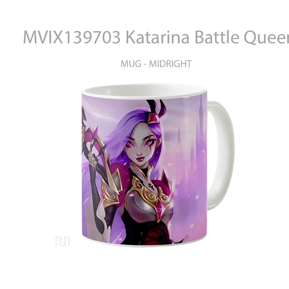 Mug Katarina Battle Queen League Of Legends Cangkir Gamer - All-side / Desain