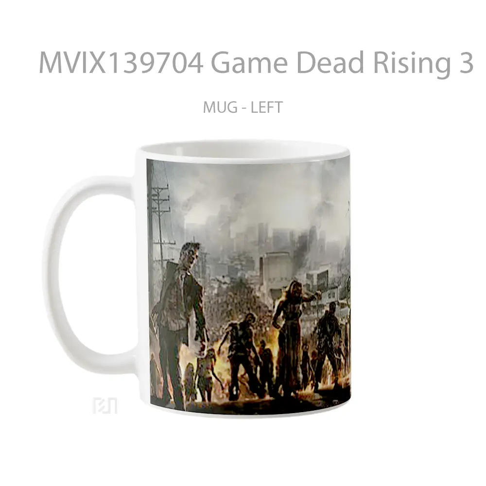 Mug Game Dead Rising 3 Cangkir Gamer - All-side / Desain