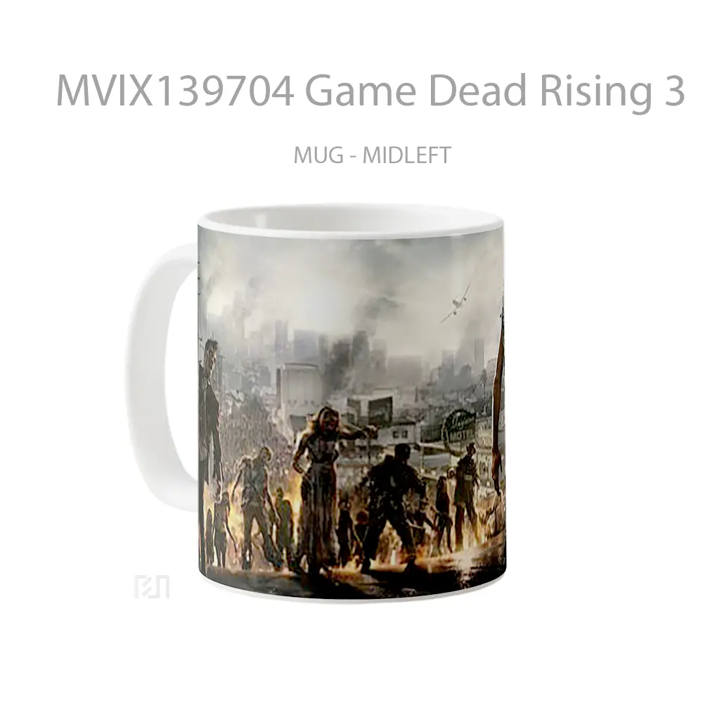 Mug Game Dead Rising 3 Cangkir Gamer - All-side / Desain
