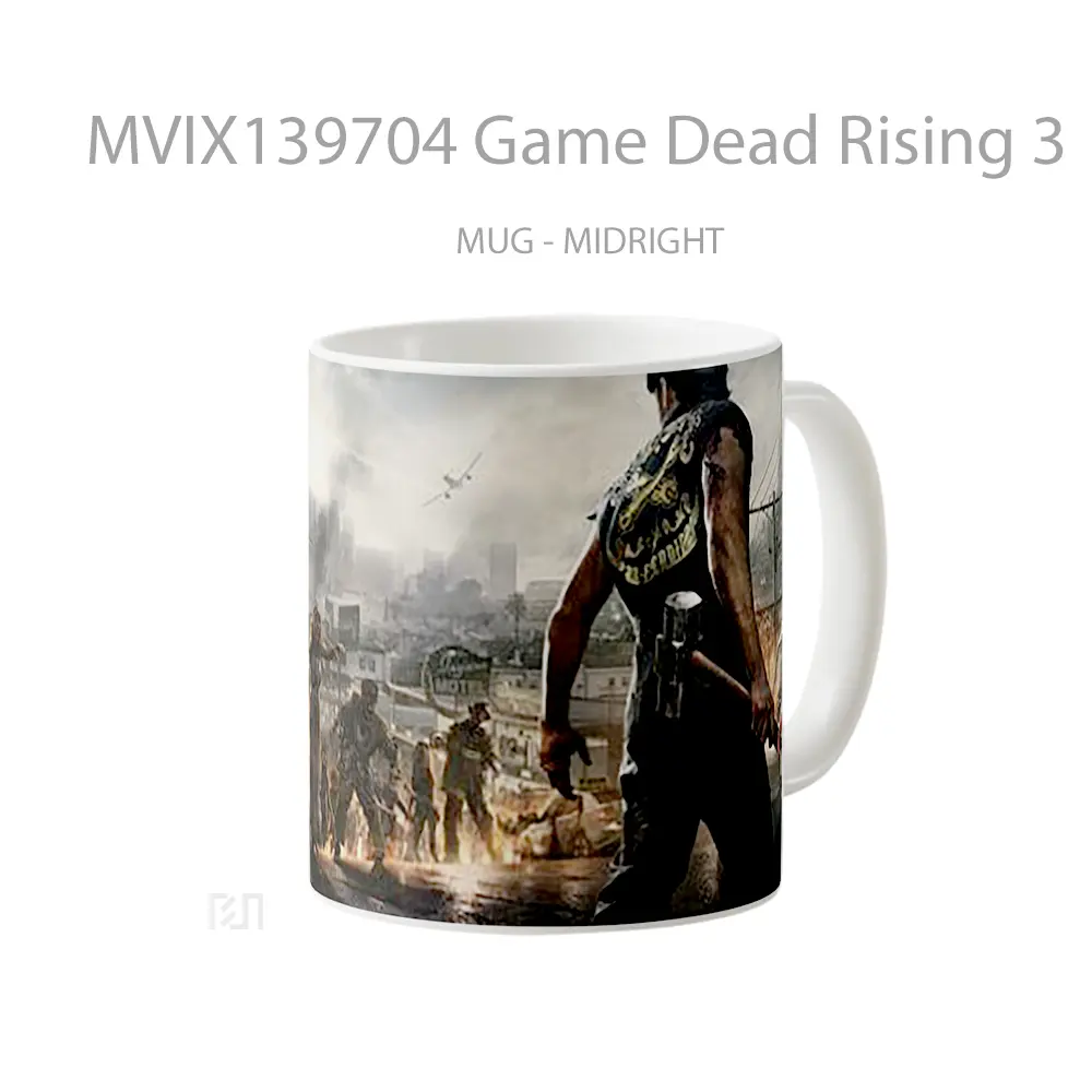 Mug Game Dead Rising 3 Cangkir Gamer - All-side / Desain