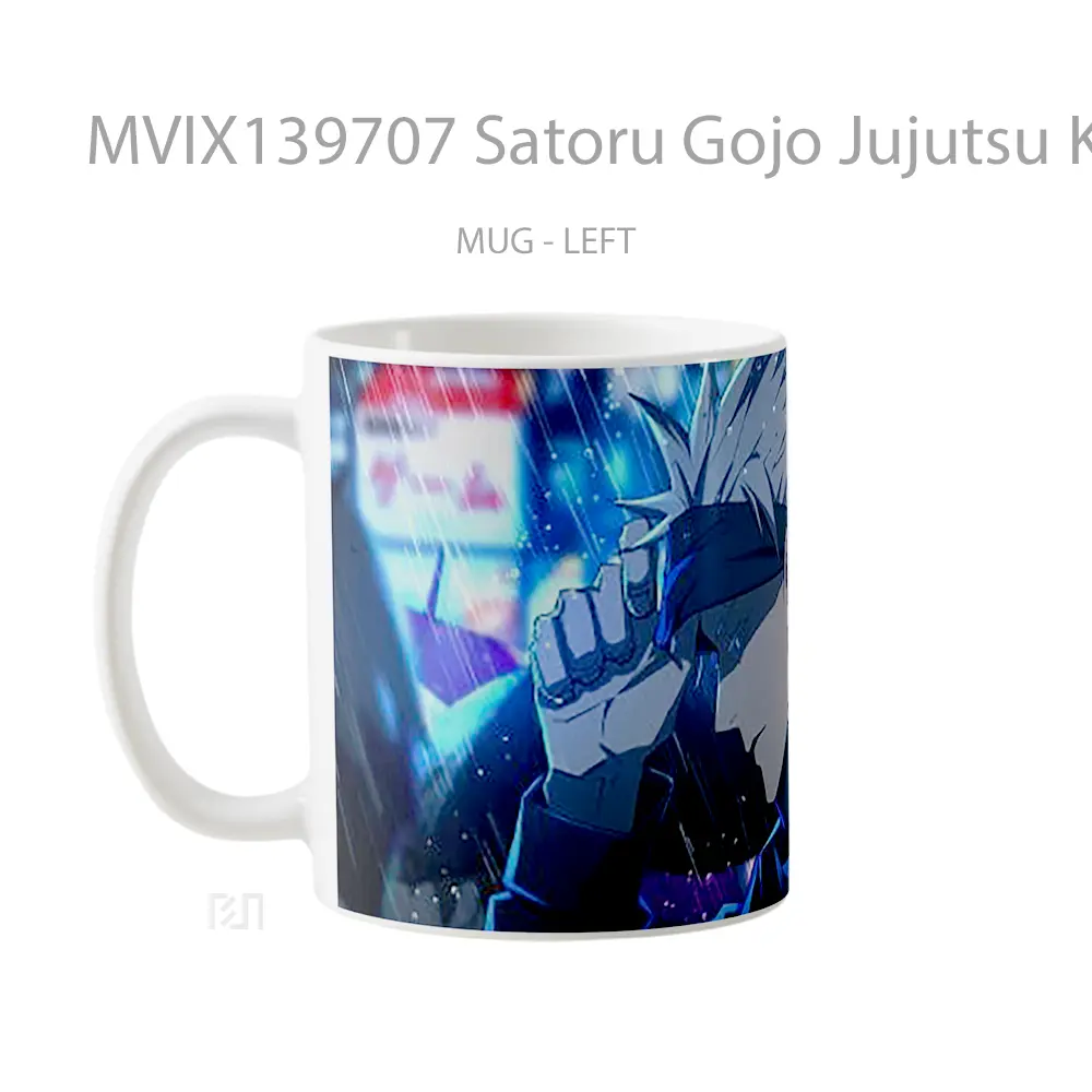 Mug Satoru Gojo Jujutsu Kaisen V1 Gelas Keramik Unik - All-side / Desain