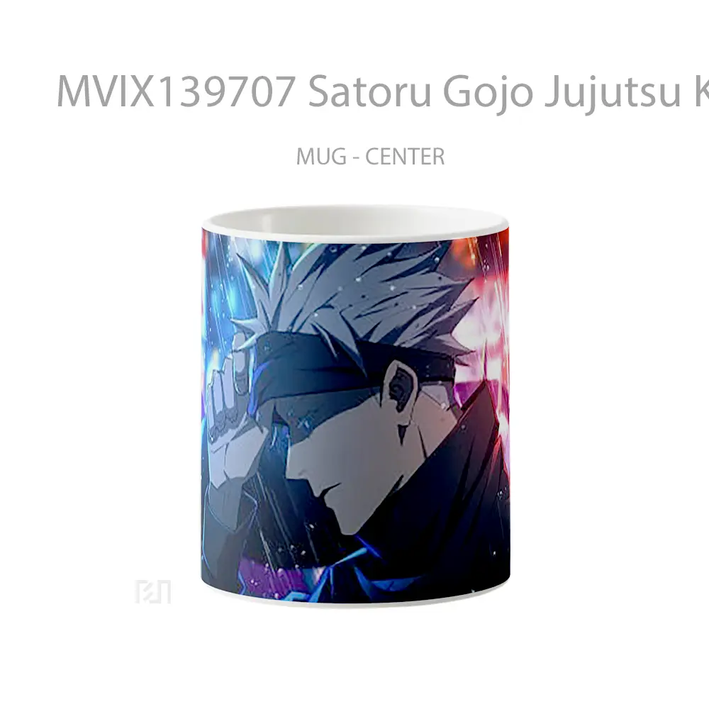Mug Satoru Gojo Jujutsu Kaisen V1 Gelas Keramik Unik