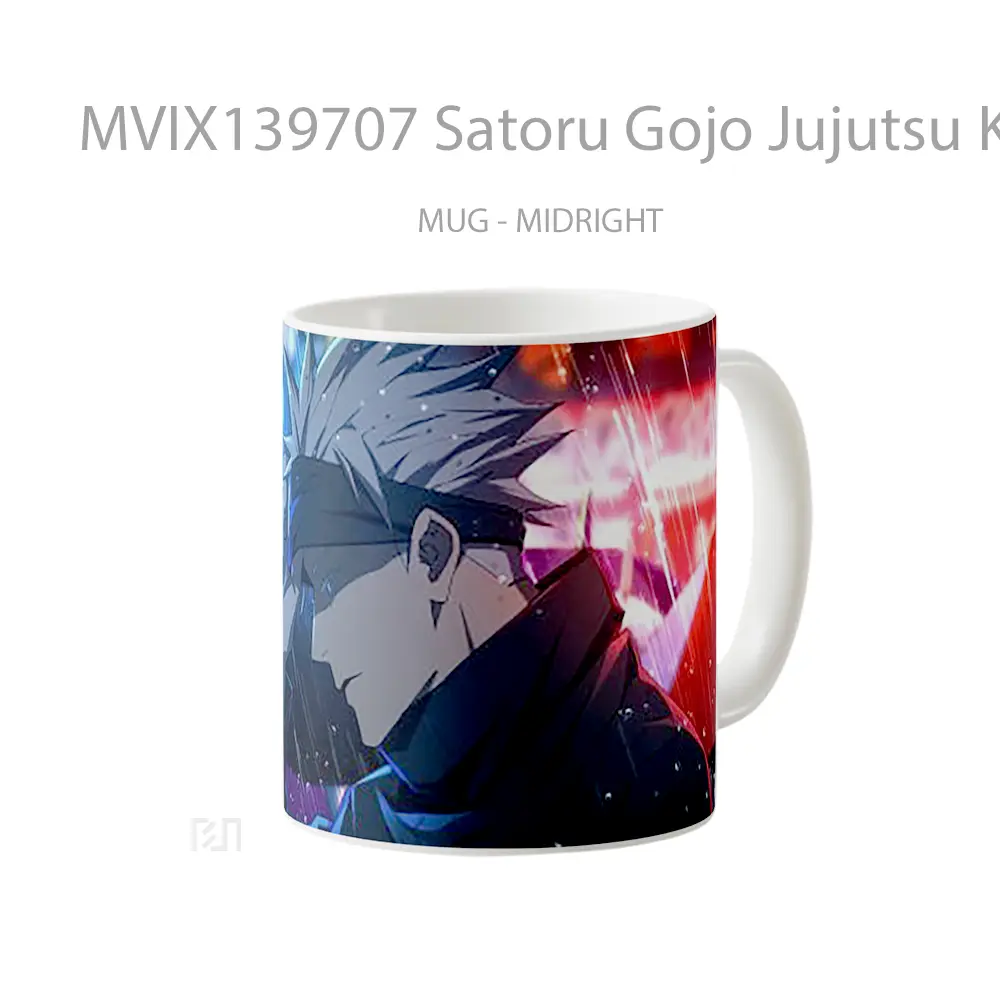 Mug Satoru Gojo Jujutsu Kaisen V1 Gelas Keramik Unik - All-side / Desain